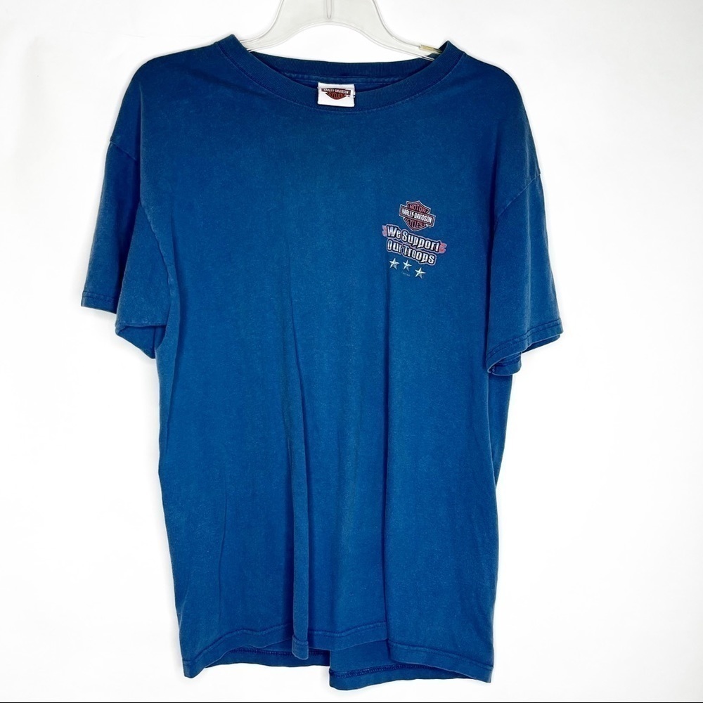 Harley Davidson | We Support Our Troops T-Shirt